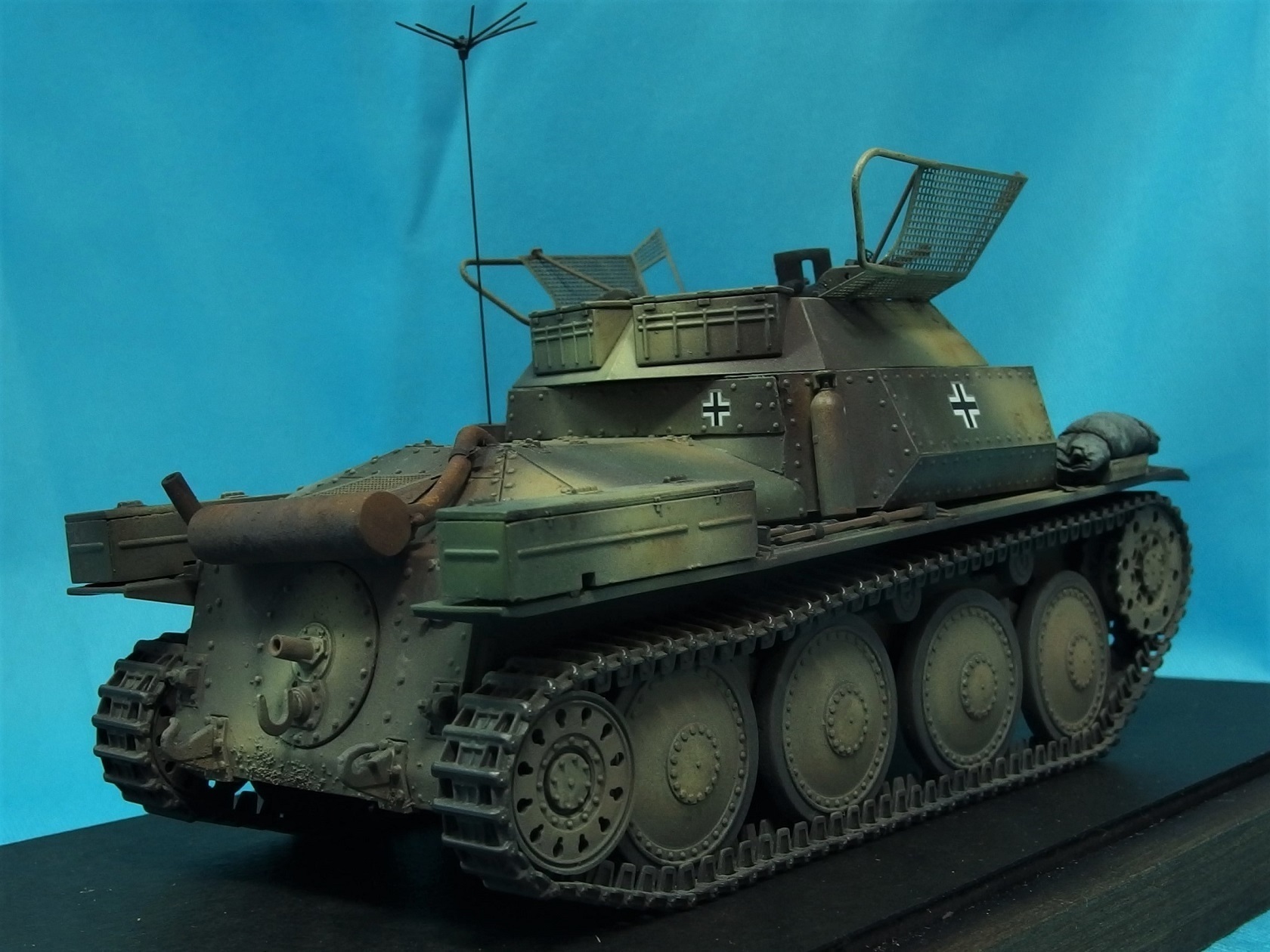 完成作品 1/35 WW2ドイツ軍38t偵察戦車Sd.kfz140/1: プケファラス